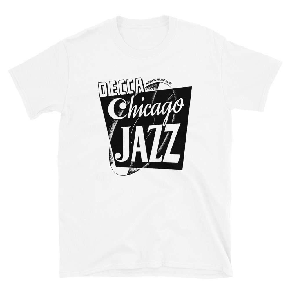 1940 "Decca Chicago Jazz" Short-Sleeve Unisex T-Shirt