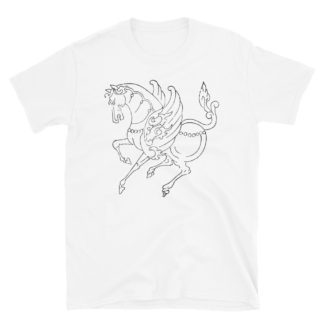 1865 "Kirin Flying Horse" Short-Sleeve Unisex T-Shirt