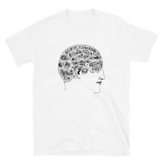 1883 "Phrenology Chart" Short-Sleeve Unisex T-Shirt
