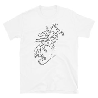 1897 "Dragon Lines Twisted" Short-Sleeve Unisex T-Shirt