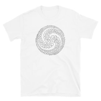 1865 "Flora Swirl" Short-Sleeve Unisex T-Shirt