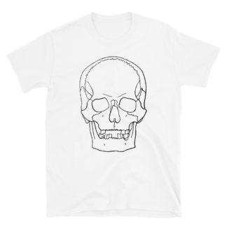1884 "French Skull Lines Lite" Short-Sleeve Unisex T-Shirt