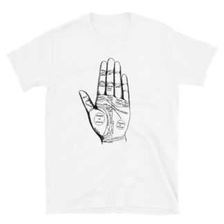 1899 "Palmistry Chart" Short-Sleeve Unisex T-Shirt