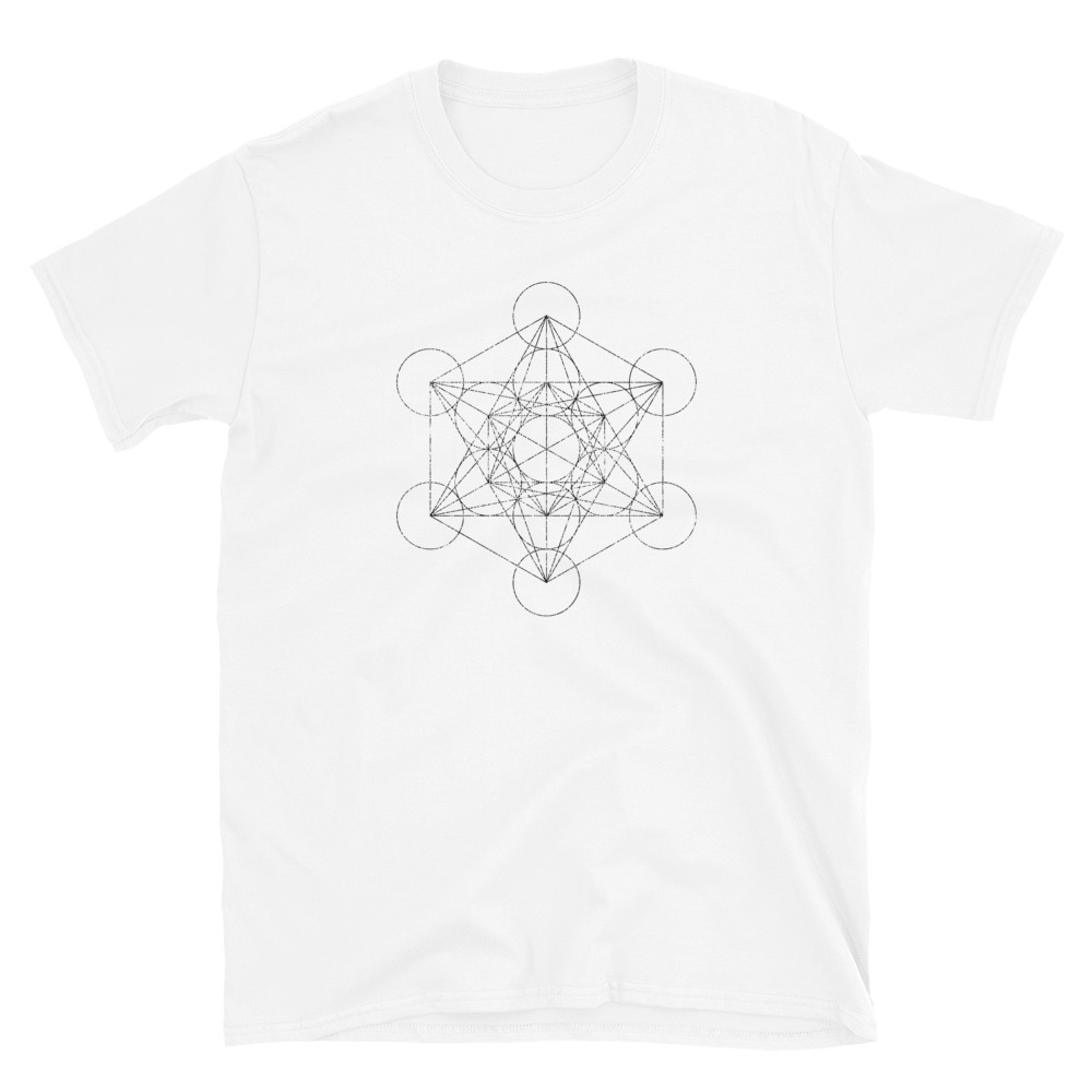 2020 "Metatron Cube Worn" Short-Sleeve Unisex T-Shirt
