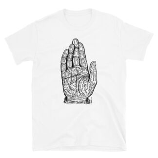 1898 "Palmistry Chart v2" Short-Sleeve Unisex T-Shirt