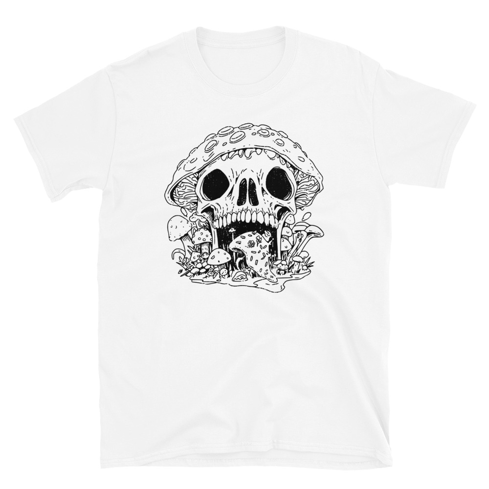 2023 "Psychedelic Skullshroom" Short-Sleeve Unisex T-Shirt
